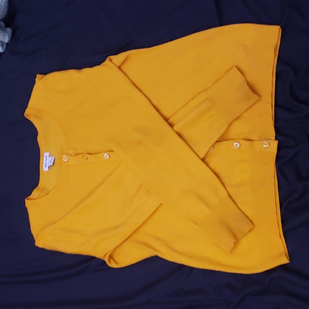 Orange cardigan